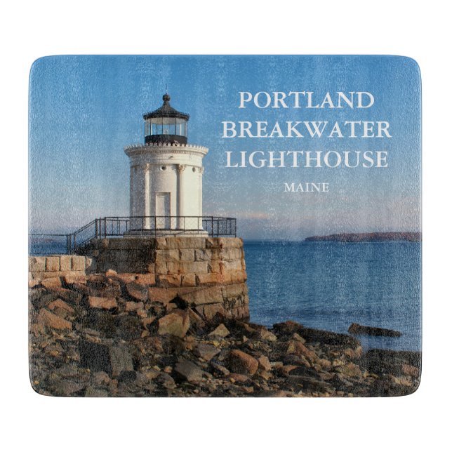 Portland Breakwater Lighthouse Maine Caking Board (Framsidan)