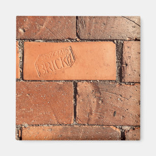 Portland brickor sidepromenad magnet