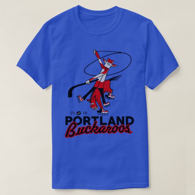 Portland Buckaroos 1969 T Shirt (Design framsida)