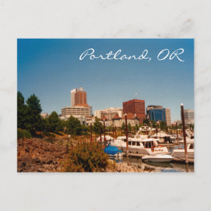 Portland by the River Postcard Vykort