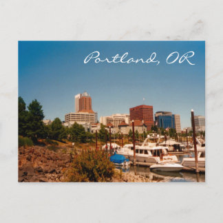 Portland by the River Postcard Vykort