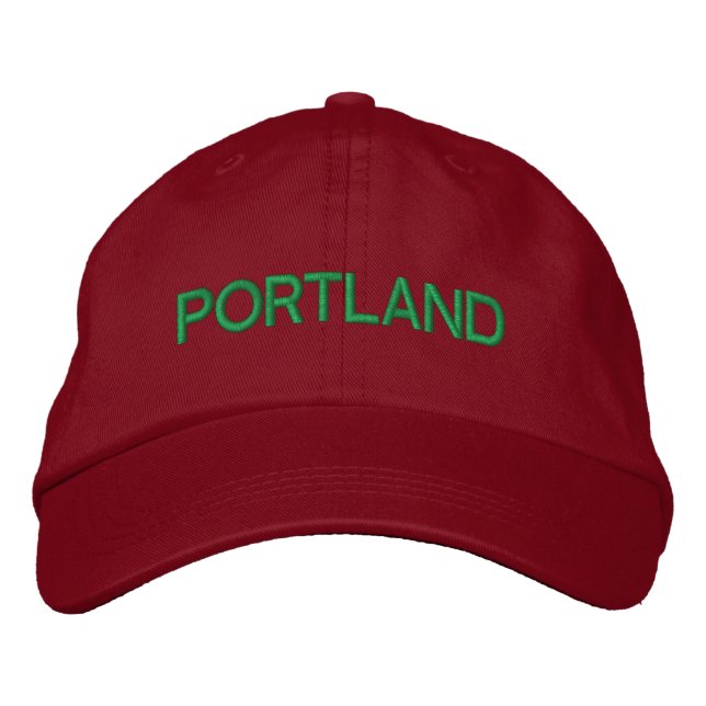 Portland Cap Broderad Keps (Framsida)