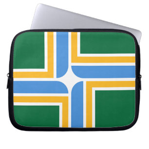 Portland City Flagga Laptop sleeve