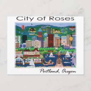 Portland~ City of Ro Vykort