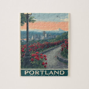 Portland City of Rosor - Ro Garden & Skyline Pussel