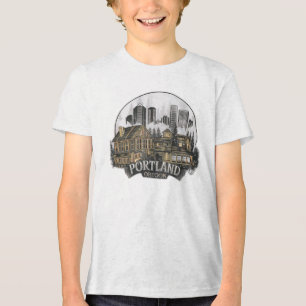 Portland City Oregon USA T Shirt