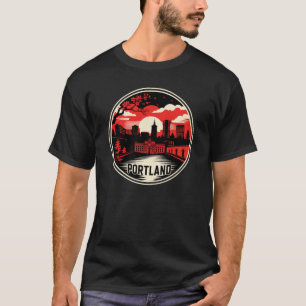 Portland City Oregon USA T Shirt