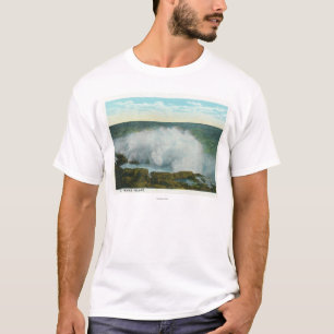 Portland den MainePeaks ön beskådar av surfan T-shirt