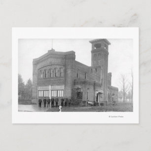 Portland, ELLER Fire Station View och Torn Vykort