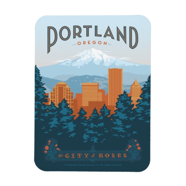 Portland, ELLER Magnet (Vertikal)