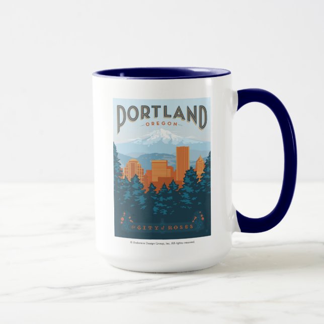 Portland, ELLER Mugg (Höger)