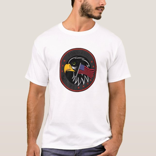 Portland eller Oregon T Shirt (Framsida)