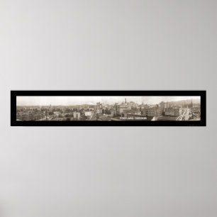 Portland ELLER panoramafoto 1923 Poster