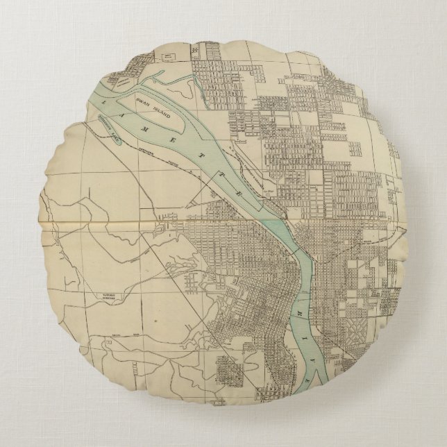 Portland, eller rund kudde (Framsidan)