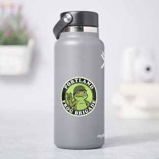 Portland Frog Brigade Klistermärke Klistermärken