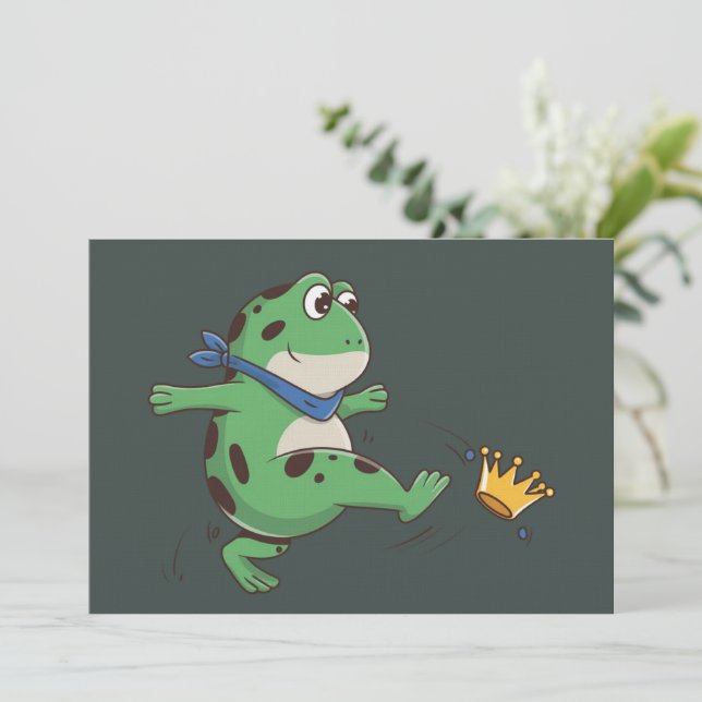 Portland Frog Protest Anti ICE  Inbjudningar (Stående Fram)