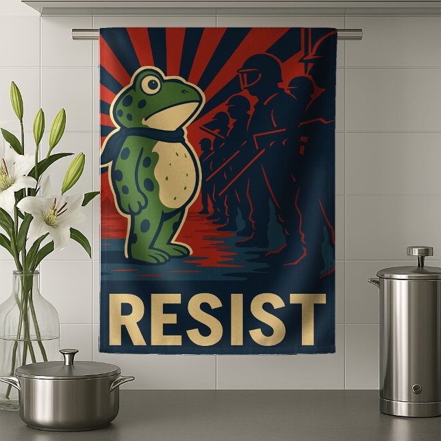 Portland Frog Protest Kökshandduk (Skapare uppladdad)