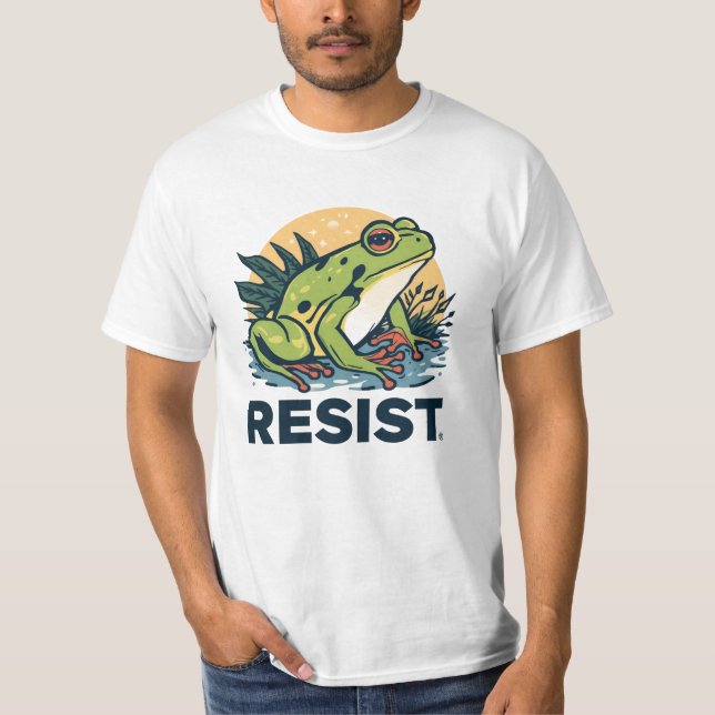 Portland Frog T Shirt (Framsida)