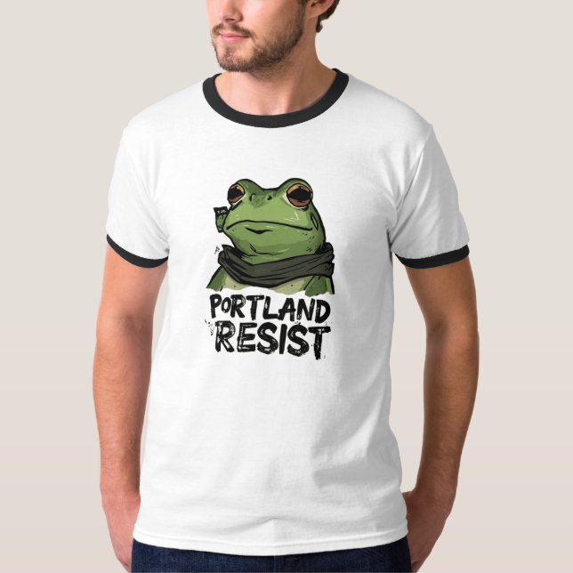 Portland Frog T Shirt (Framsida)