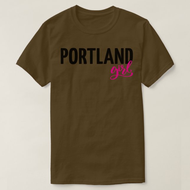 Portland Girl T Shirt (Design framsida)