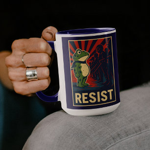 Portland Groda Protest Mugg