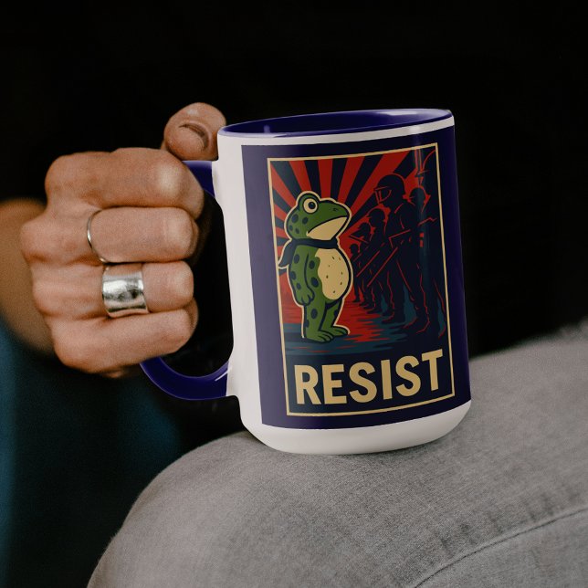 Portland Groda Protest Mugg (Skapare uppladdad)