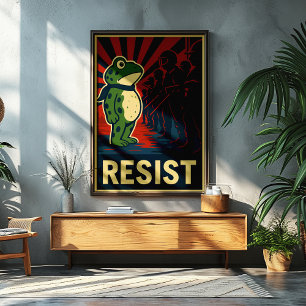 Portland Groda Protest Poster