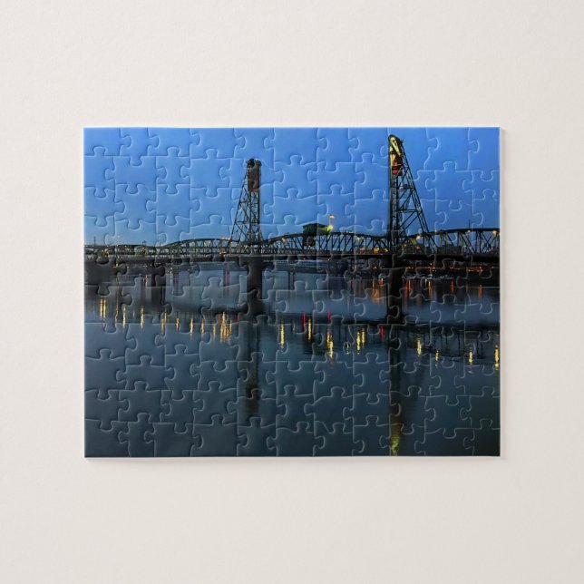 Portland Hawthorne Bridge #2 Puzzle Pussel (Horisontell)