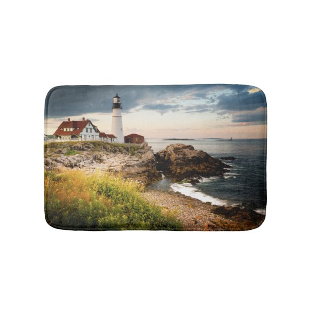 Portland Head fyr| Cape Elizabeth, Me Badrumsmatta (Framsidan)