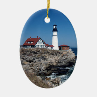 Portland Head fyr Julgransprydnad Keramik