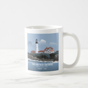 Portland Head fyr Kaffemugg