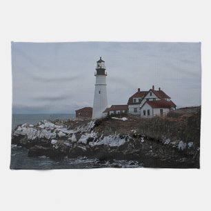 Portland Head fyr Kökshandduk