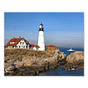 Portland Head fyr, Maine Fototryck