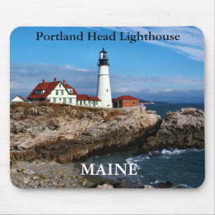 Portland Head fyr, Maine Mousepad Musmatta