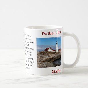 Portland Head fyr, Maine mugg