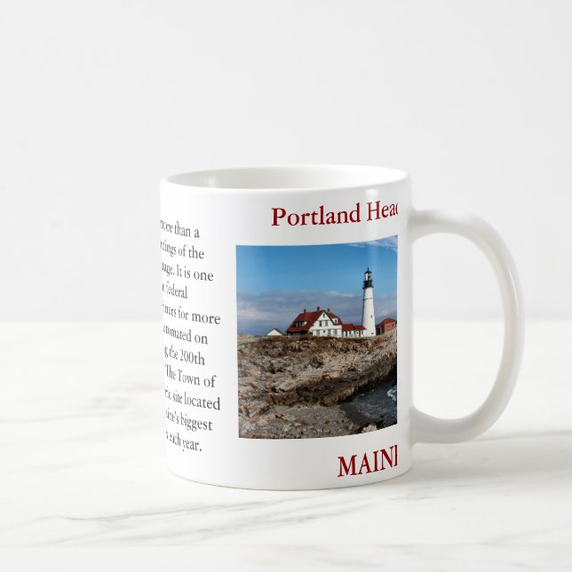 Portland Head fyr, Maine mugg (Höger)