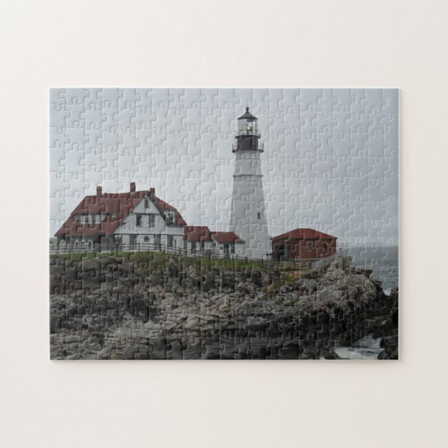 Portland Head fyr, Maine Pussel (Horisontell)