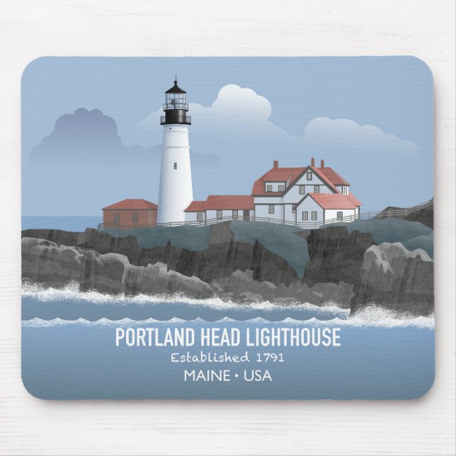 Portland Head fyr Musmatta (Framsidan)