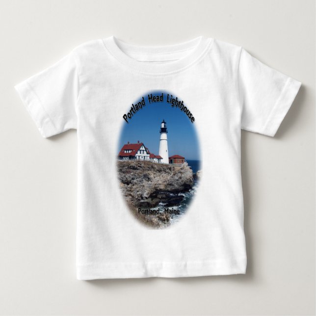 Portland Head fyr T Shirt (Framsida)