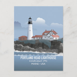 Portland Head fyr Vykort