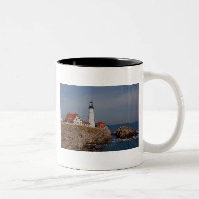 Portland Head fyrmugg Två-Tonad Mugg (Höger)