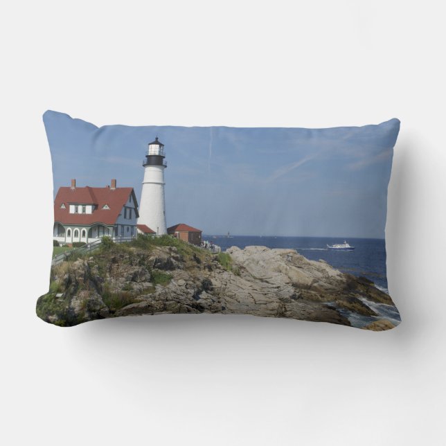 Portland Head Light, Cape Elizabeth, Maine Lumbarkudde (Framsida)