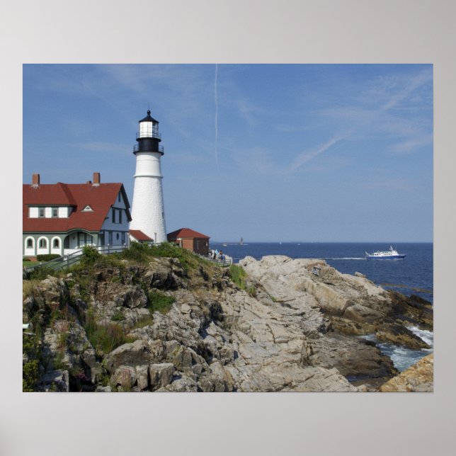 Portland Head Light, Cape Elizabeth, Maine Poster (Framsidan)