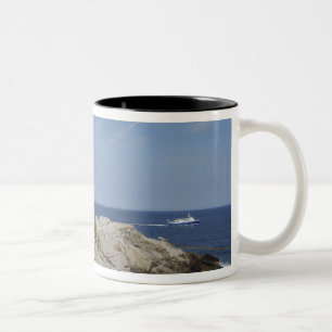 Portland Head Light, Cape Elizabeth,Maine, Två-Tonad Mugg