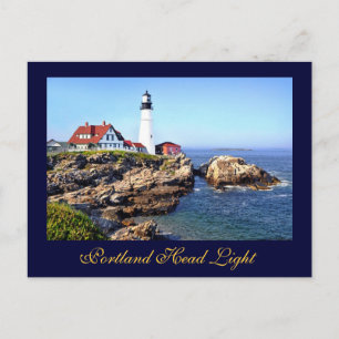 Portland Head Light, Cape Elizabeth, Maine, USA Vykort