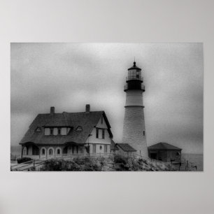 Portland Head Light, Cape Elizabeth ME Canvas Prin Poster