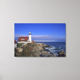 Portland Head Light fyr Maine Canvastryck