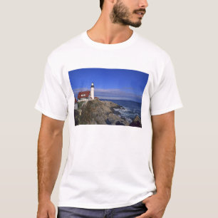 Portland Head Light Fyren Maine T-shirt