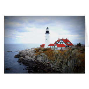 Portland Head Light House-kort Hälsningskort