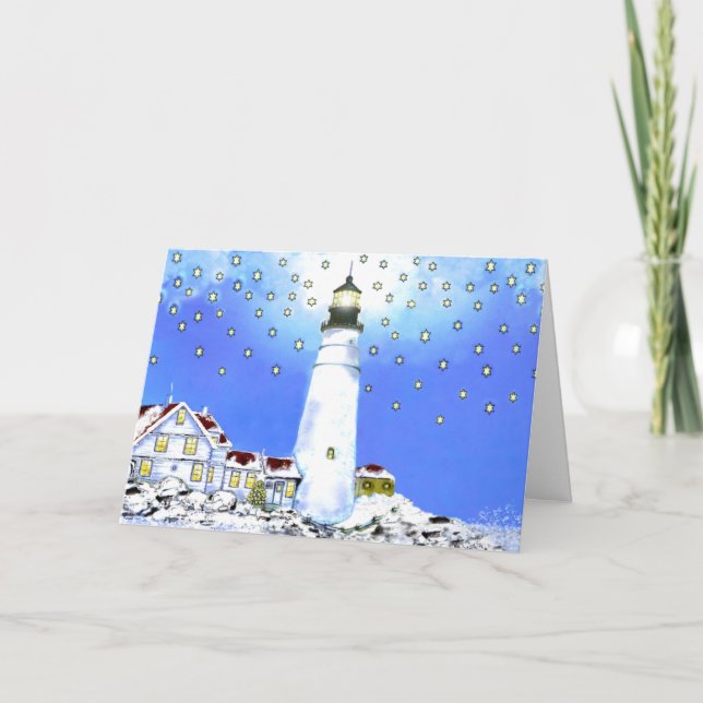 Portland Head Light julkort nr 9 Helgkort (Framsida)